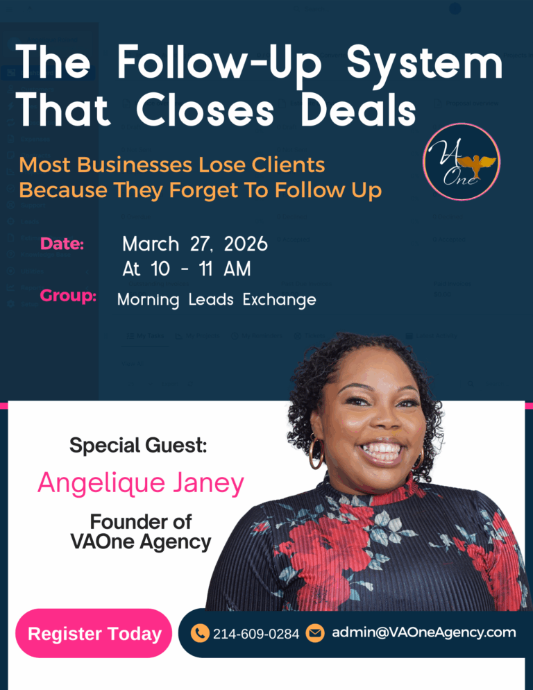 The Follow-Up System That Closes Deals Flyer