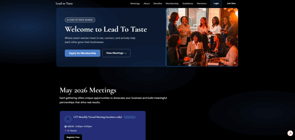 Lead To Taste -Launching Soon